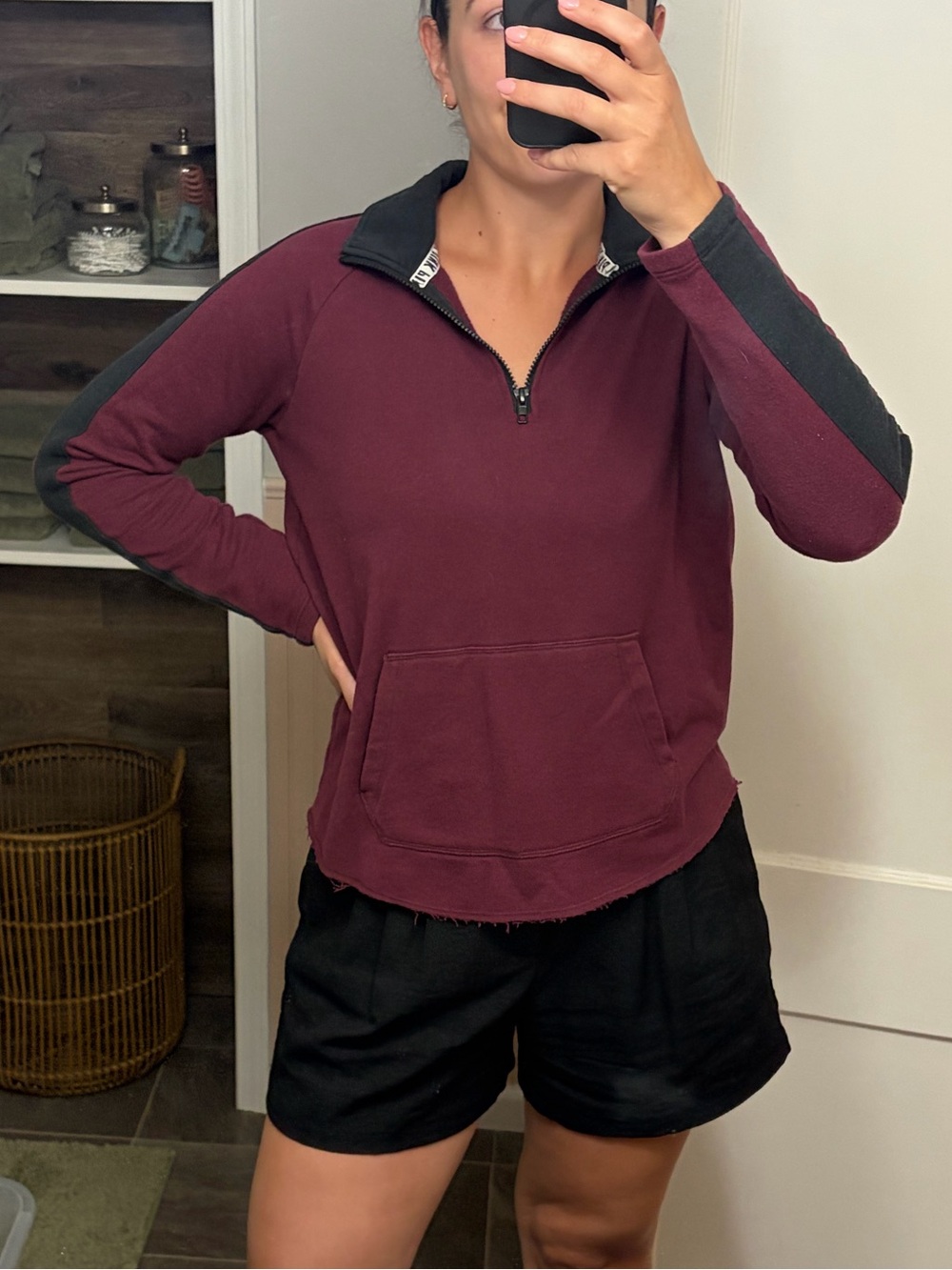 PINK quarter zip